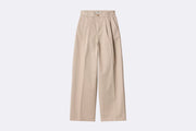 Carhartt WIP Wmns Leola Pant Dusky Beige Stone Washed